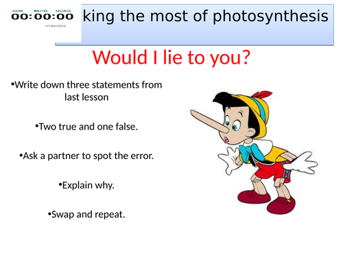 Topic 4 Making the most of photosynthesis higher tier only AQA trilogy
