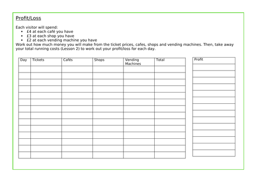 Design a theme park