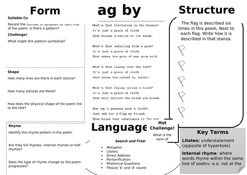 Unseen Poetry Practice Worksheet