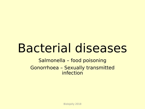 Diseases caused by bacteria lesson