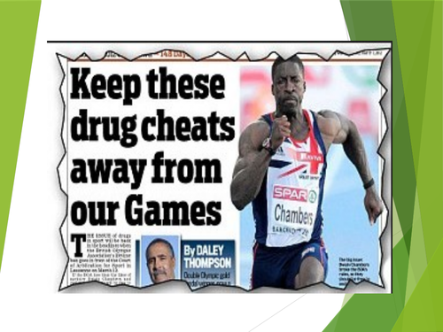 OCR National Certificate in Sports Studies R051 L02 - drugs practical power point