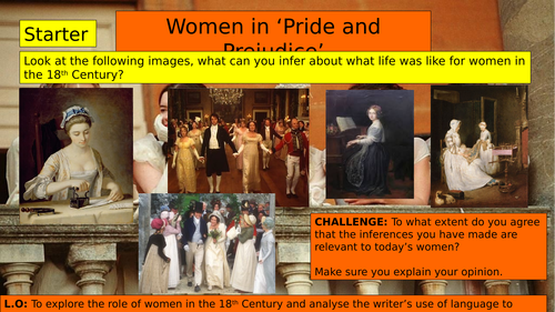 womens role in pride and prejudice