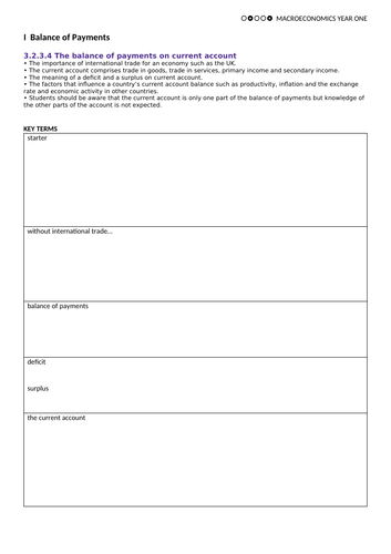 09  Balance of Payments AQA AS Economics (new spec) MACRO