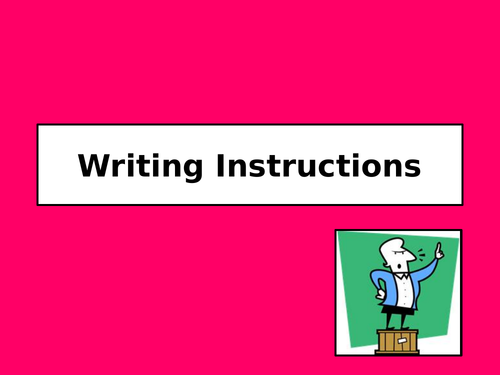 Creative Instructions!