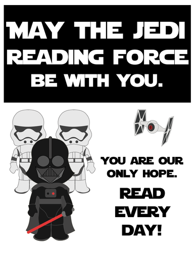 Spanish & English Star Wars Reading Posters