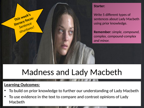 GSCE Madness and Lady Macbeth