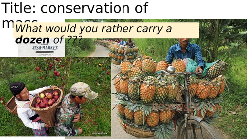 Quantitative Chemistry, Starters and Presentations