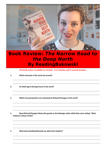 Book review of The Narrow Road to the Deep North by ReadingBukowski