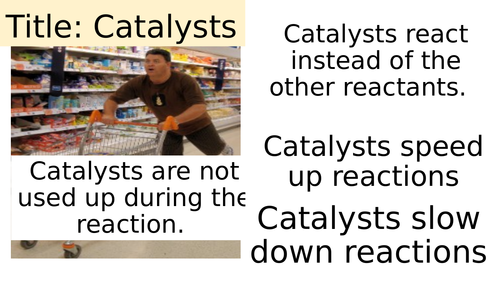 Key Stage 3, Introduction to Catalysts