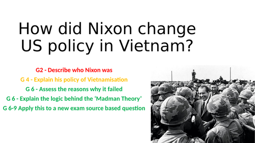 How did Nixon change US policy in Vietnam?