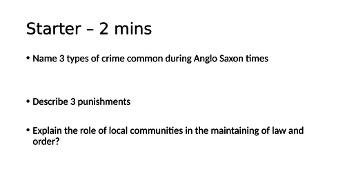 How Far did the Normans change Anglo Saxon justice?