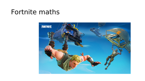 KS1 maths assessment fortnite