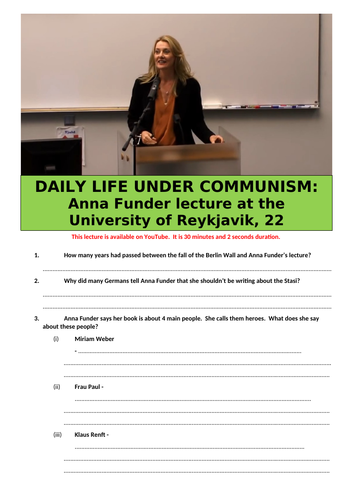 Daily life under communism