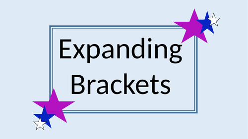Expanding Brackets