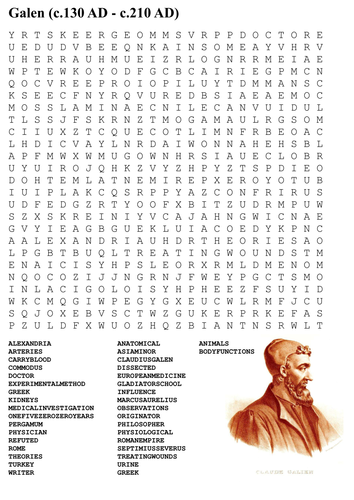 Galen Word Search
