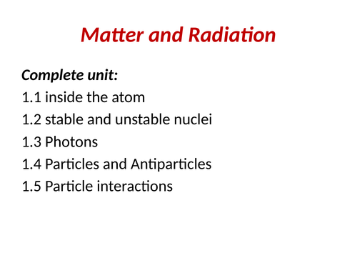 Particle Physics AS Full Spec PPT