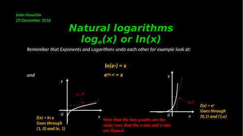 Natural logarithms