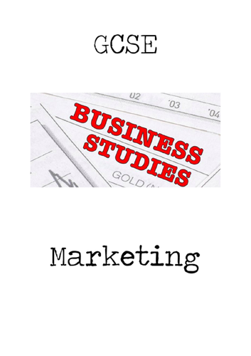 GCSE Marketing Workbook