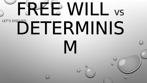 Free Will vs Determinism: Philosophy debate