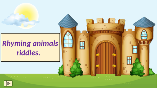 Rhyming animals riddles. Part 1