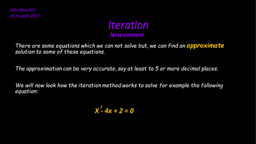 Iteration part 2 | Teaching Resources