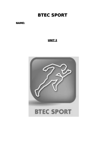 BTEC Sport L2 Unit 2 Workbook