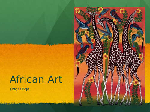 Tingatinga paintings