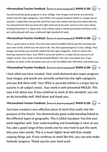 geography 1-9 ks3 lesson human physical