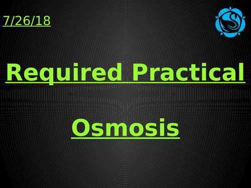 AQA Trilogy Osmosis Required Practical