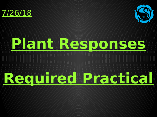AQA Separate Plant Responses Required Practical