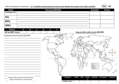 geography ks3 gcse 1-9 development mapping statistics choropleth advanced