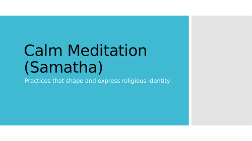 Samatha Meditation
