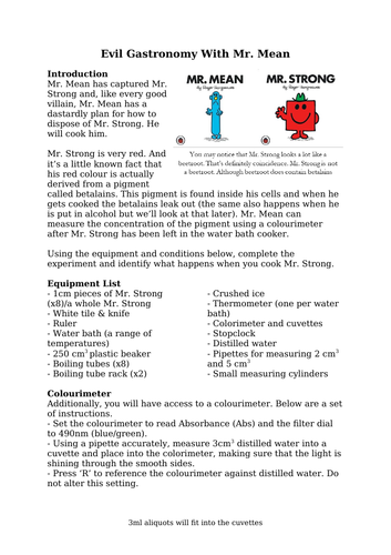 Phospholipid Membrane & Membrane Permeability Experiment (A Level & IB)