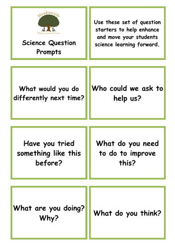 Science Question Prompt Lanyard