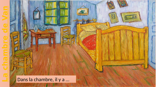 Year 7 - in my bedroom - Van Gogh slides