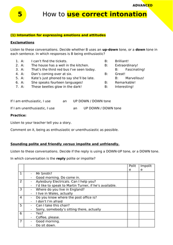 EAL/EFL - Gimme Gotta Dunno - Spoken contractions in English & Intonation -  Advanced Pronunciation