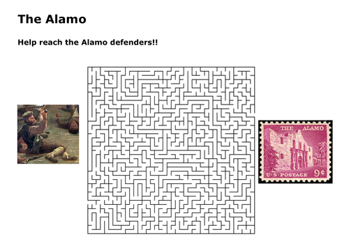 The Alamo Puzzle Maze