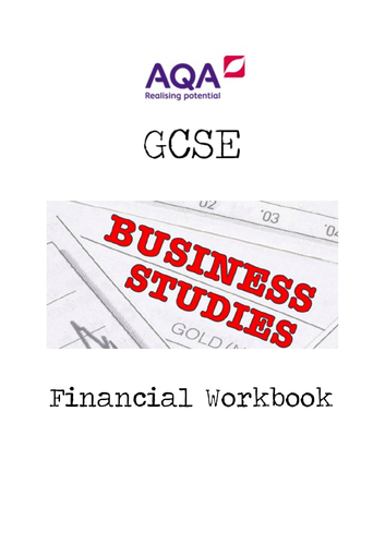 AQA GCSE Finance Workbook