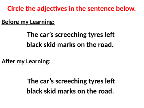 Year 5 and 6 Adjectives Bumper Bundle
