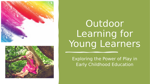 Outdoor Play in EYFS Parent PowerPoint Teaching Resources