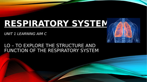 Level 3 BTEC Sport Unit 1 - Respiratory System
