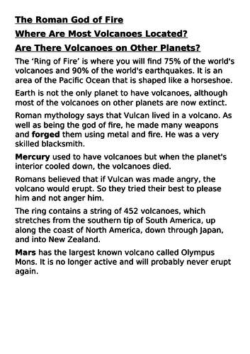 Sorting writing into paragraphs (Higher, middle and lower ability