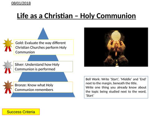 Life as a Christian - Holy Communion