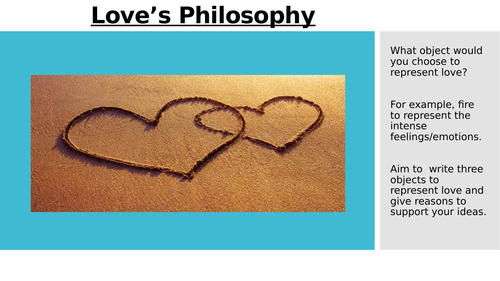 philosophy essay about love