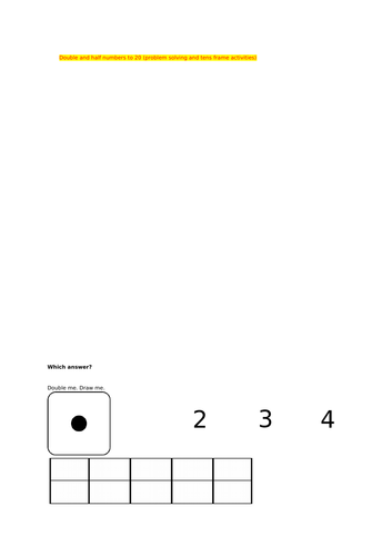 Double and  halving