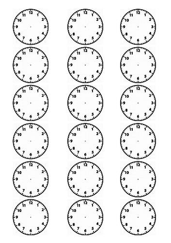 Year 3 - Telling the time to the nearest 15, 5 and 1 min, measuring time, roman numerals