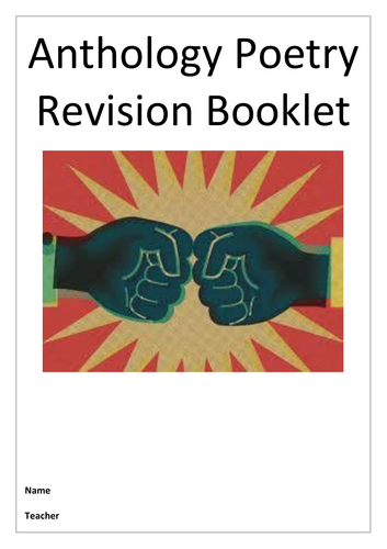 Edexcel Conflict Poetry Revision Workbook