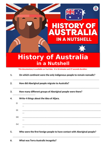 History of Australia in a Nutshell