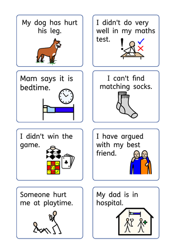 Problem Scale (Emotional Resilience) - social communication / autism / ASD / SEN