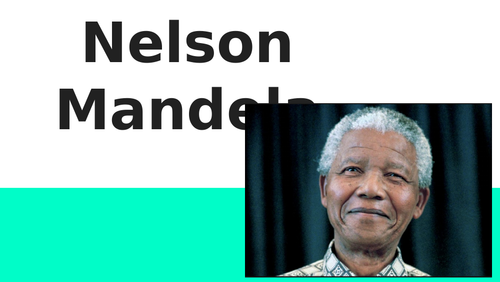 Nelson Mandela information powerpoint